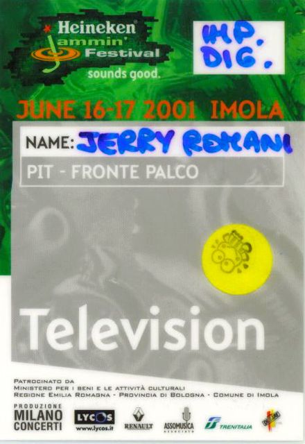 Heineken Jammin Festival 2001