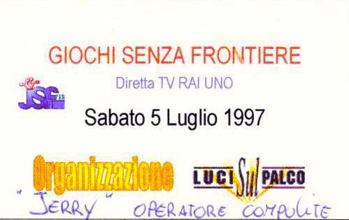Giochi senza Frontiere 1997